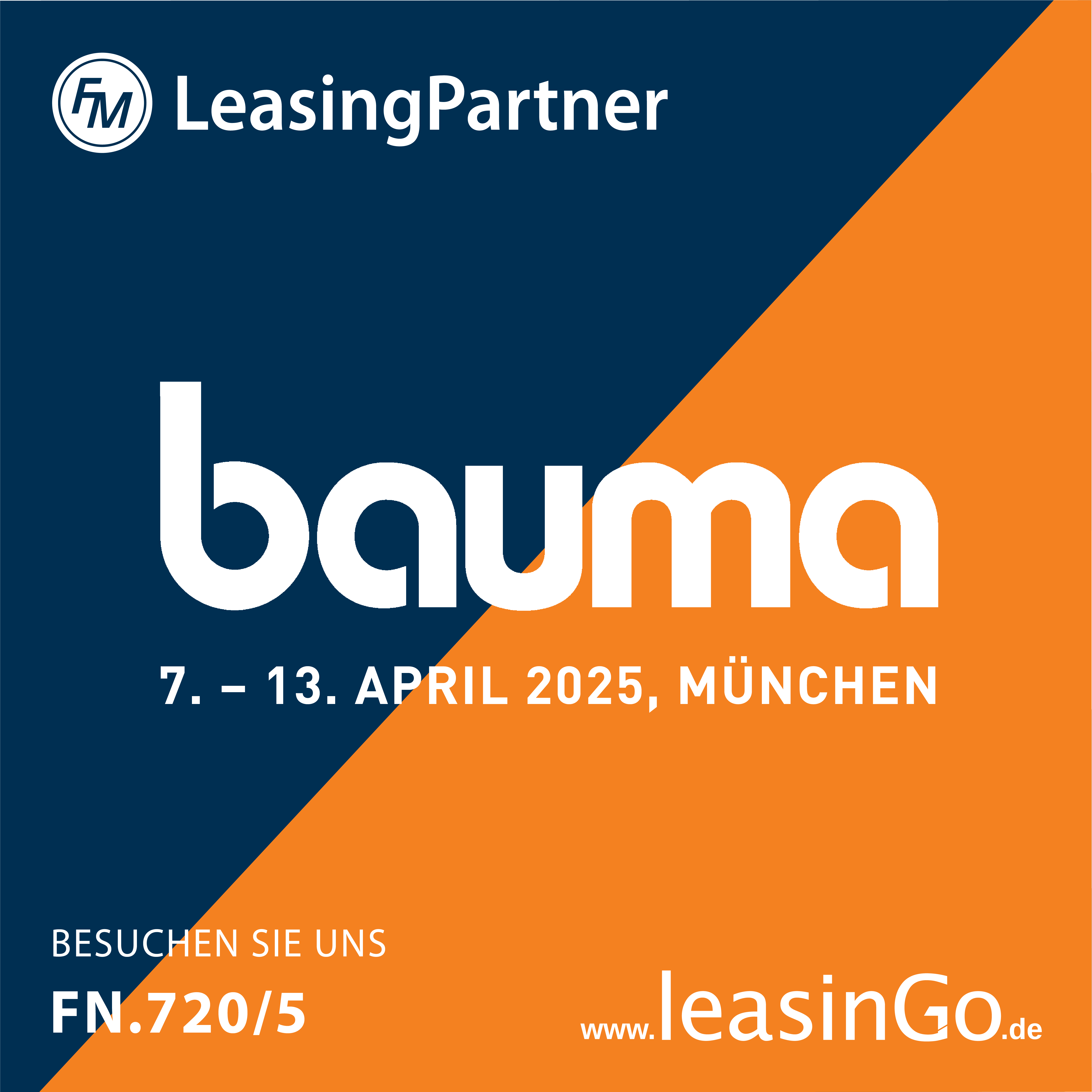 bauma 07. – 13. April 2025 in München