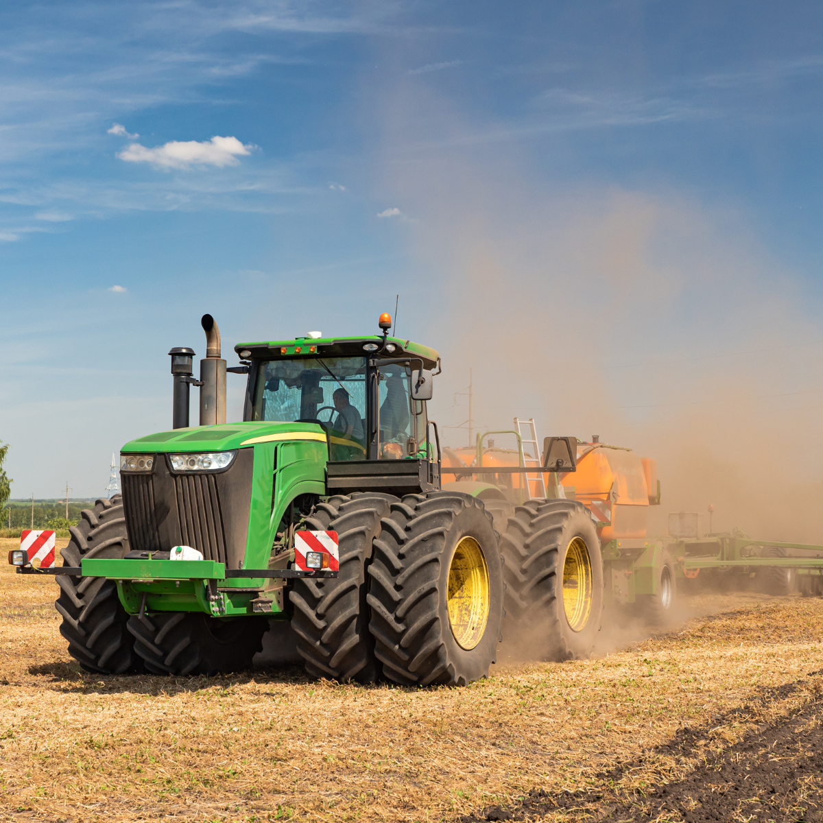 John Deere auf dem Feld